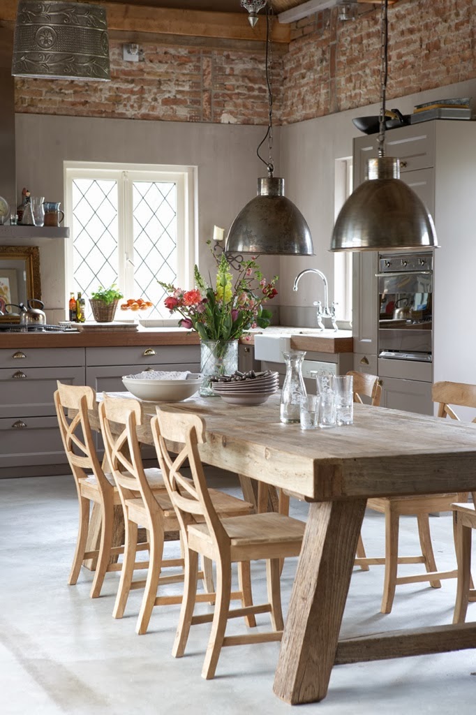 Pendant Lights over the Dining Table - Norse White Design Blog