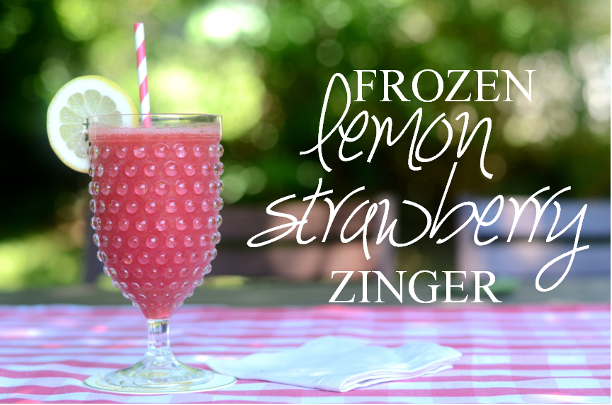 IRON & TWINE Frozen Lemon Strawberry Zinger