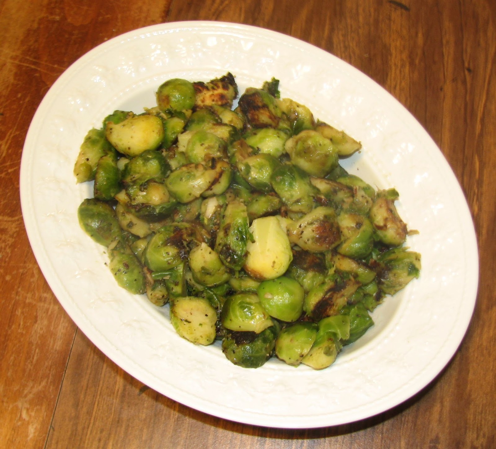 Shel's Kitchen Sauteed Brussels Sprouts