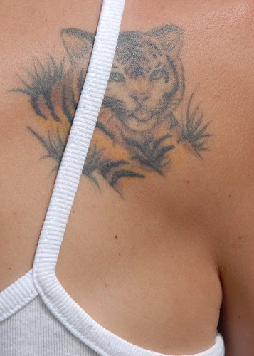 baby tiger tattoo. Baby Tiger Tattoo Design On
