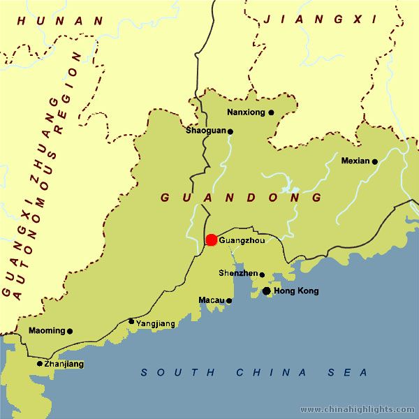 guangzhou port map