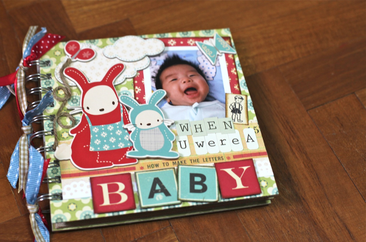 mum in the making monday made a baby book for my big boy