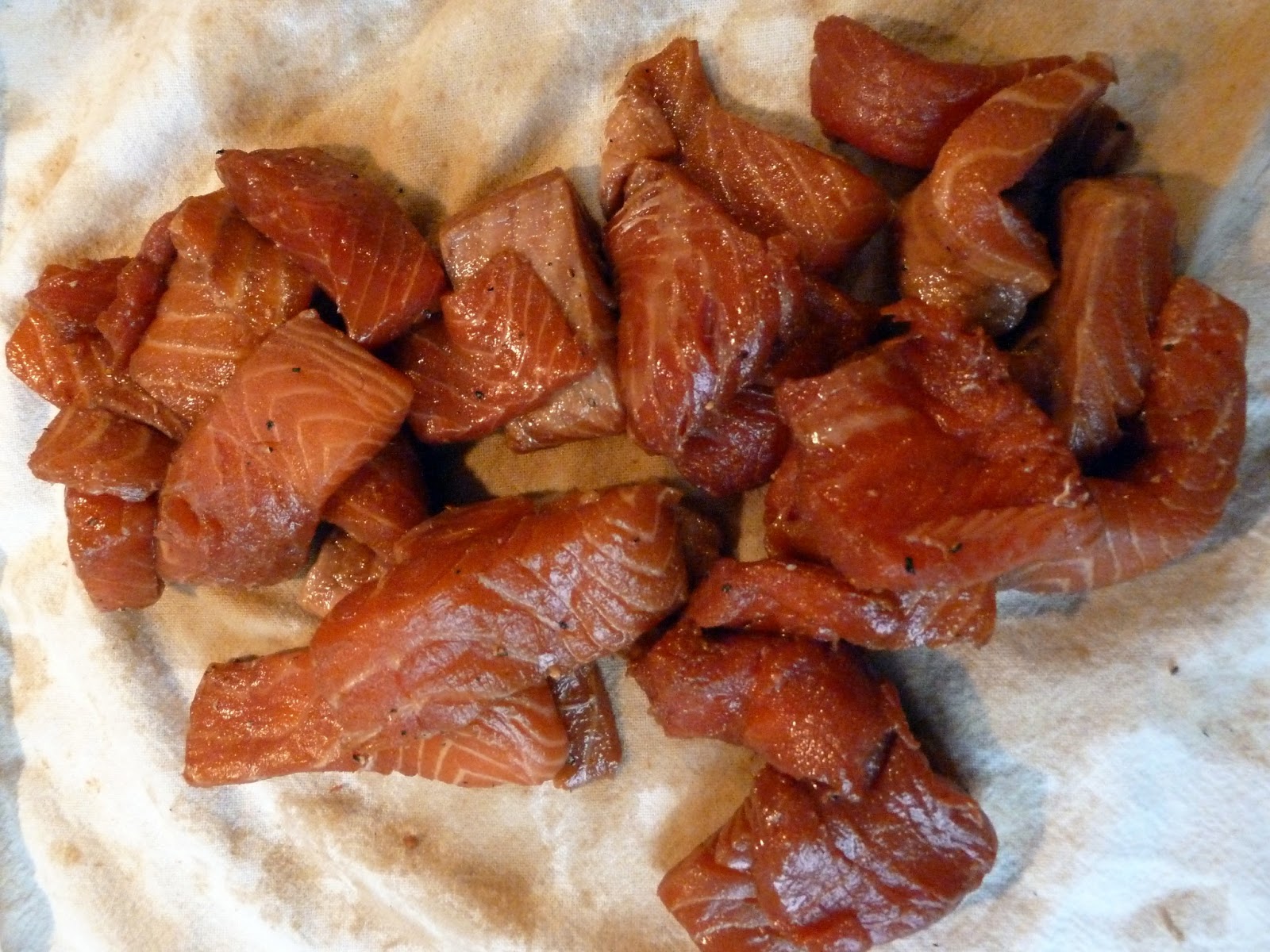 Calli's Crossing Homemade Salmon Jerky Take 1