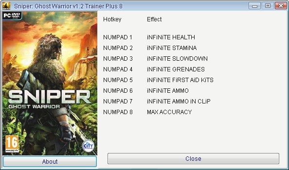 ... -free: Sniper Ghost Warrior 2 Trainer Cheats For PC Download