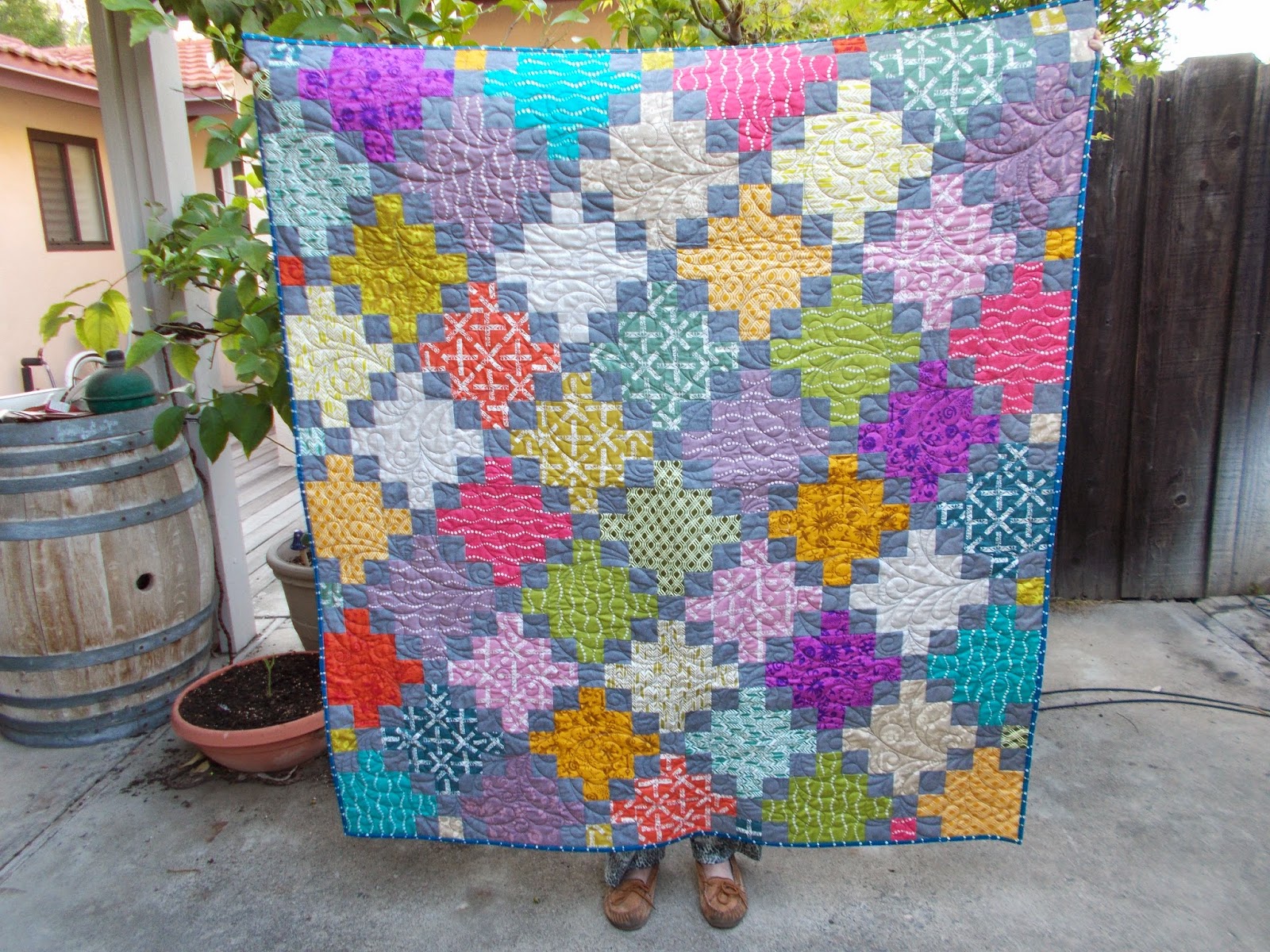 DONNALEEQ GRANNY SQUARE QUILT