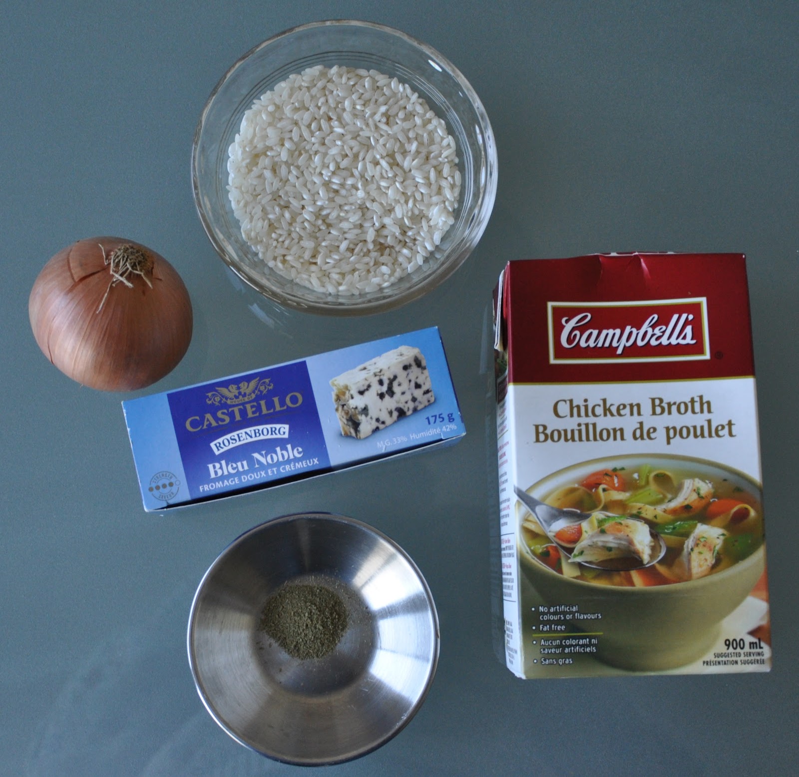 Aunt B on a Budget Blue Cheese Risotto