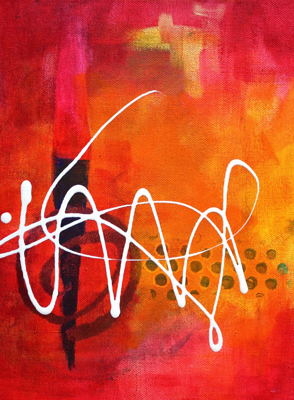 Painting Small Impressions Signature Series Abstract Painting