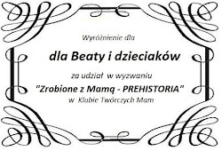 Zdobyłam wyróżnienie