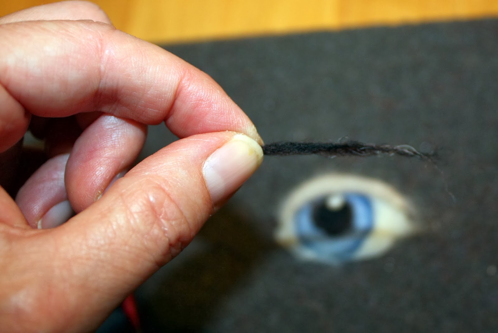 The Felted Gnome Knows How to Needle Felt a Realistic Eye