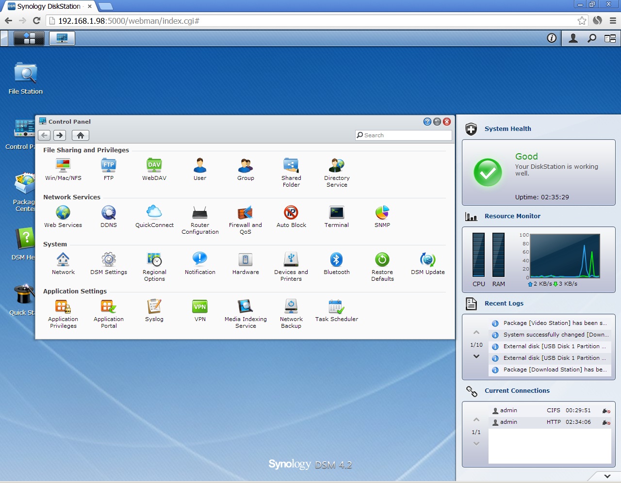 2.3 Setup 2 Synology DSM Build Your Own NAS (BYON)