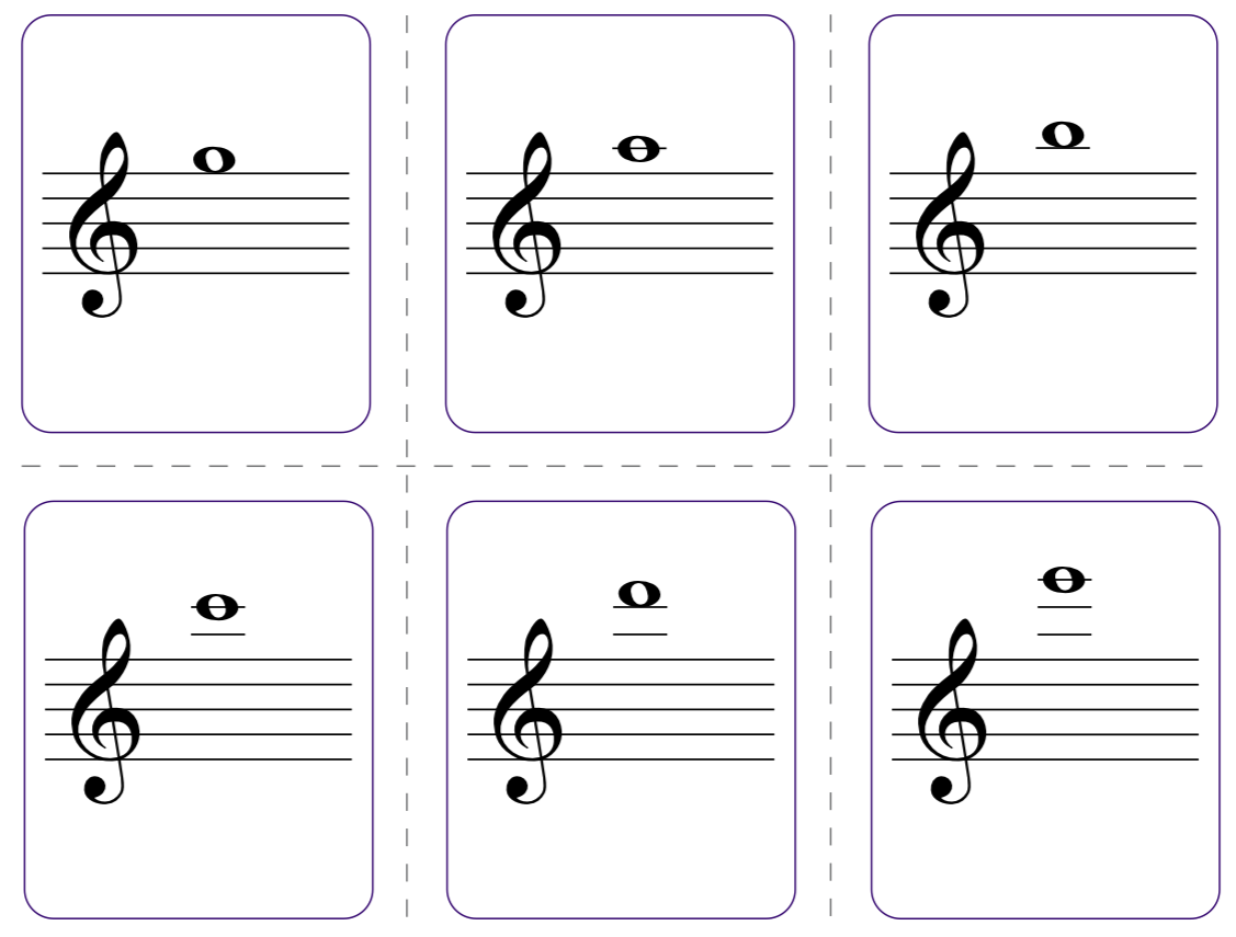 Flash cards Exclusive Music