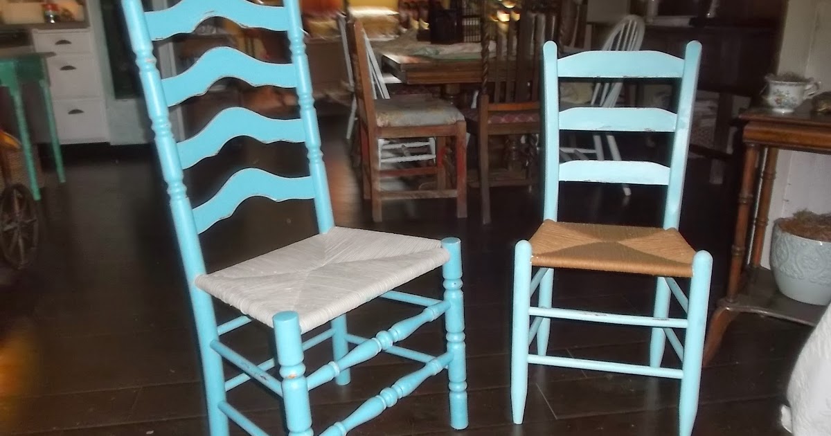 living a cottage life Ladder Back Chairs