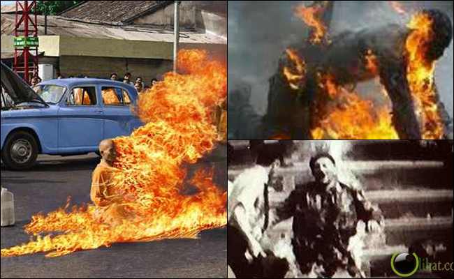 5 Aksi Bakar Diri di Muka Umum yang paling Menghebohkan 5 Aksi Bakar Diri di Muka Umum yang paling Menghebohkan