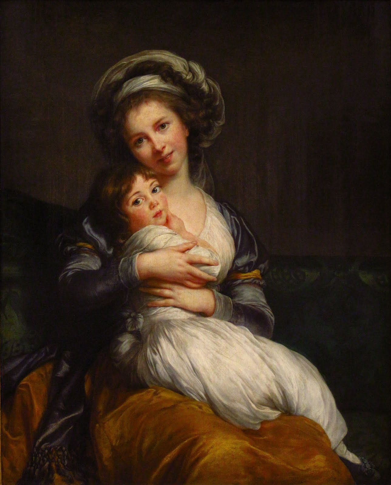 Self portrait with Her Daughter 1786
