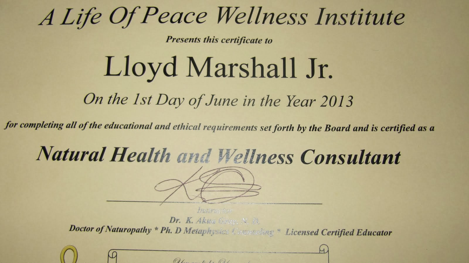 lloyd's (abiye) certificate