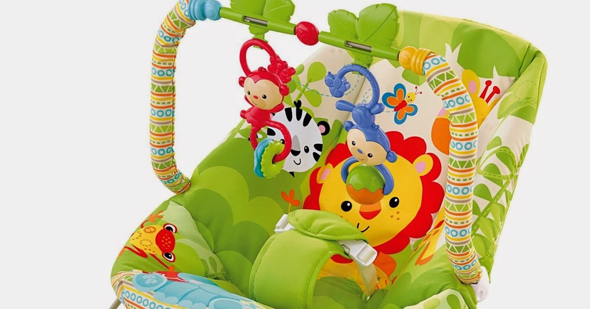 All Things Children FisherPrice Baby Bouncer, Rainforest Friends