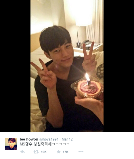 Korean Blog Fans Celebrate Infinite L S Birthday 24thhappylday Trending Worldwide