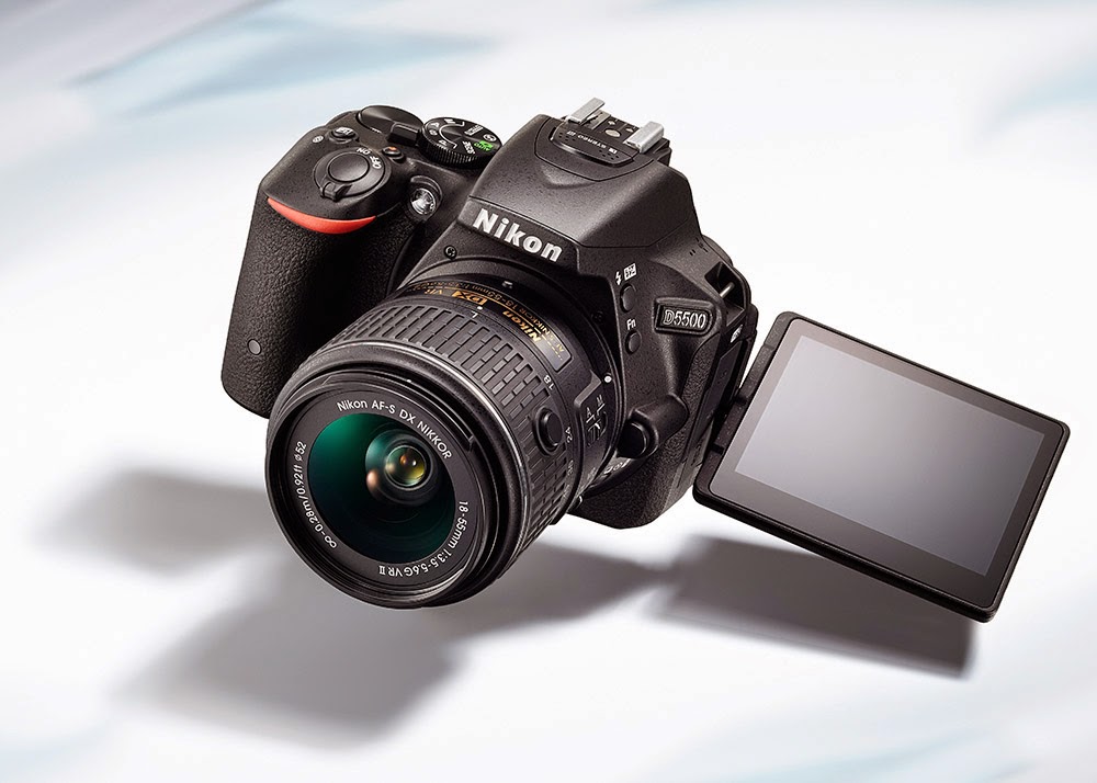 Nikon D5500, Nikon's first DSLR camera with touch screen Digital