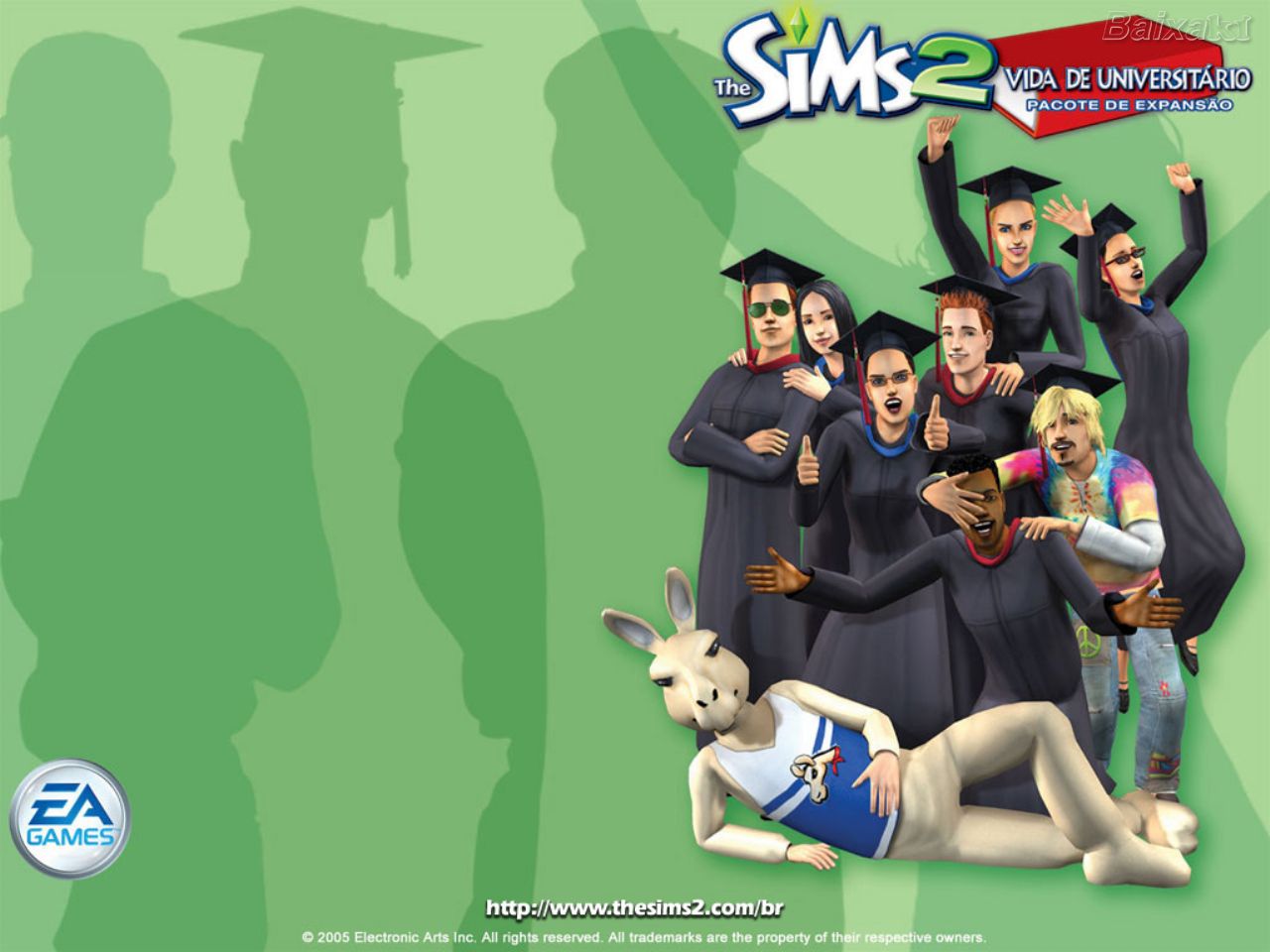 Resultado de imagem para the sims 2 vida universitaria fraternidades
