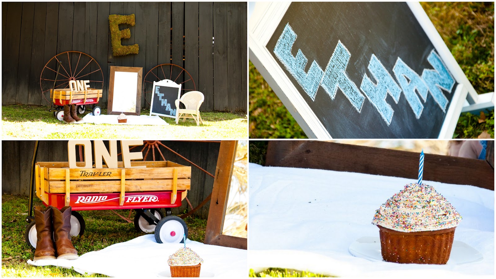 Eat, Create, Love Rustic 1st Birthday Photo Shoot