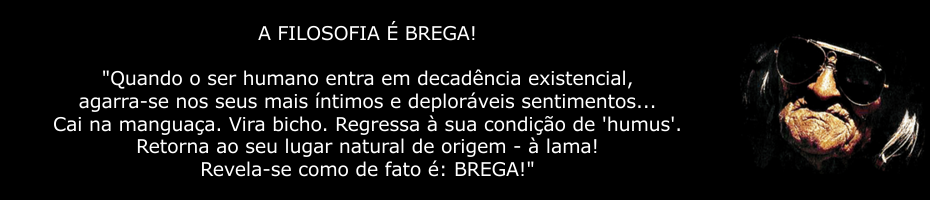 A FILOSOFIA É BREGA!