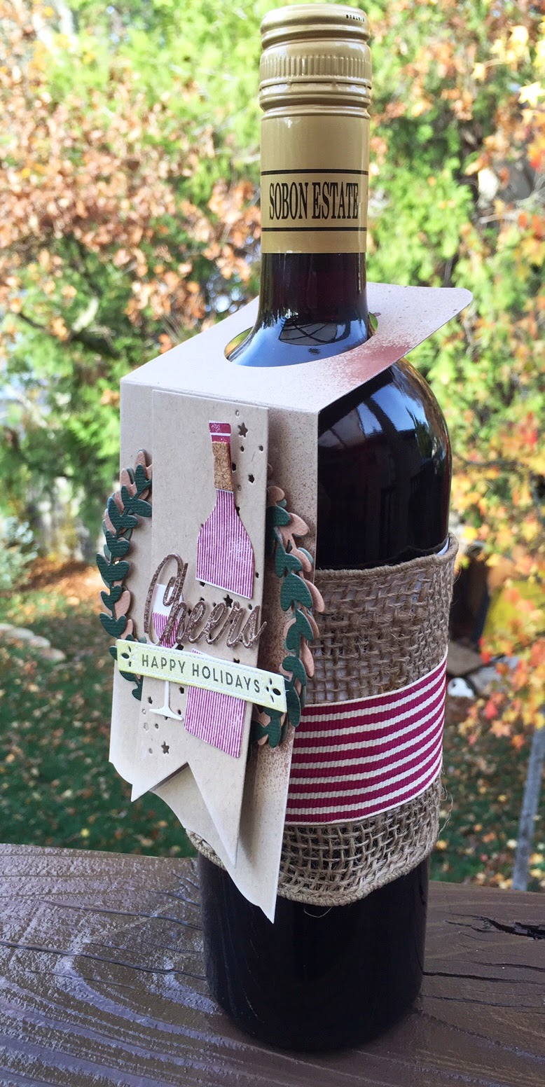 Homemade Cards by Erin cheers happy holidays