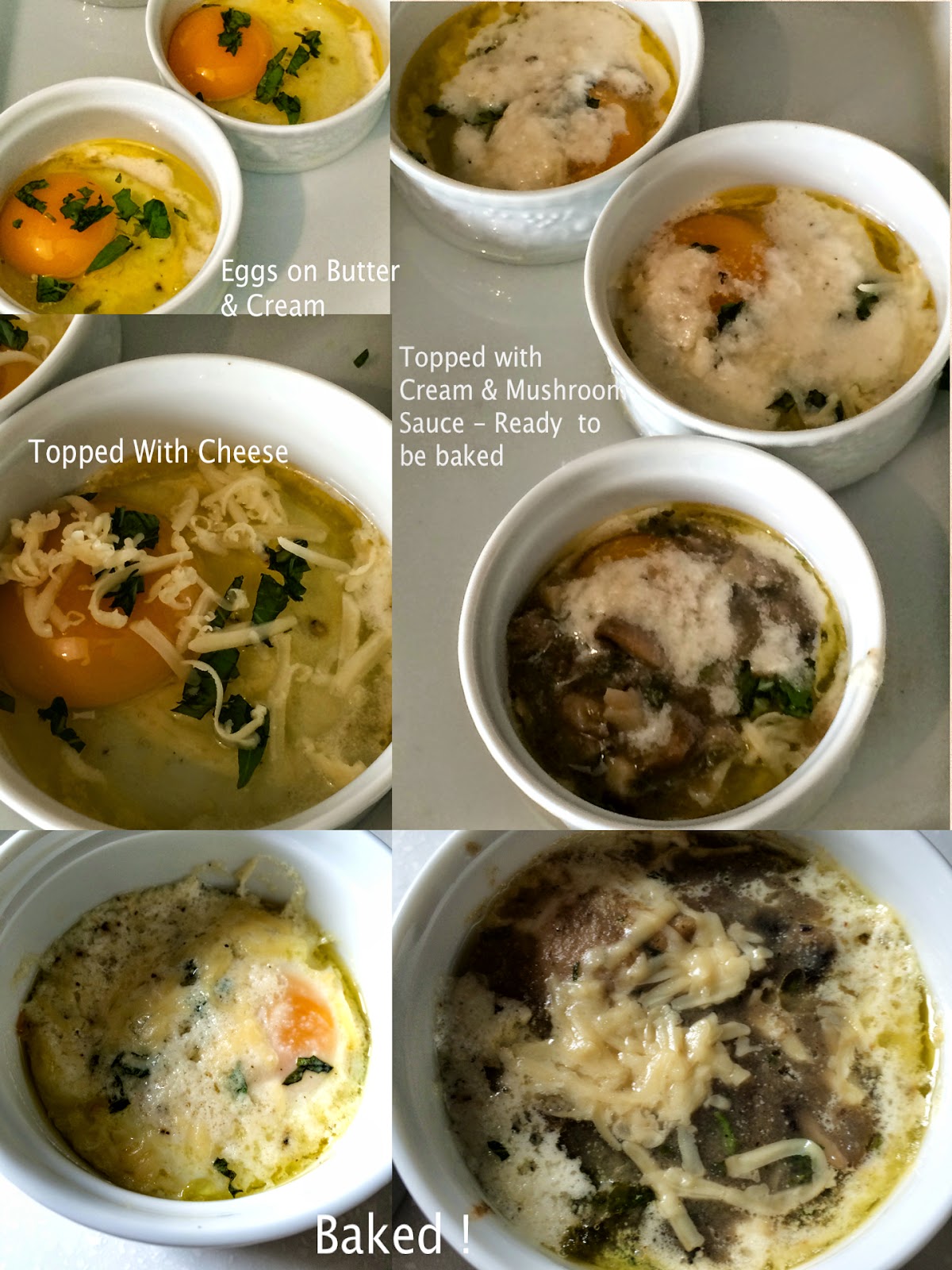 Sikandalous Cuisine Eggs Baked In Ramekins Oeufs enCocotte