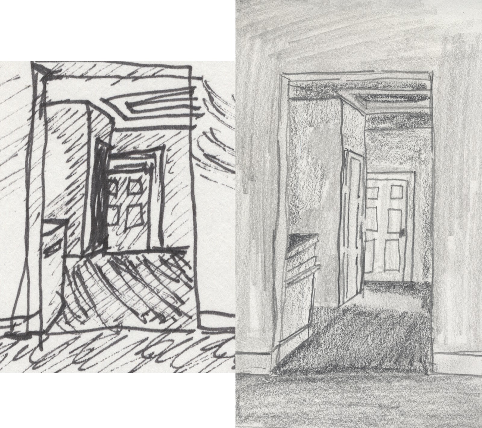 Uris G Sketch 7, Pen vs Pencil