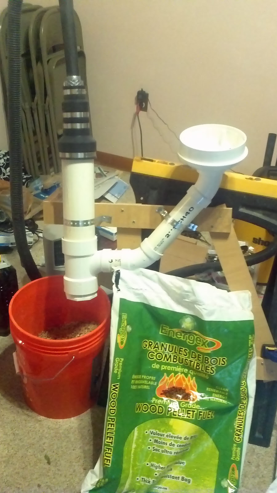 Geek Country Living Salvaging Wood Pellets