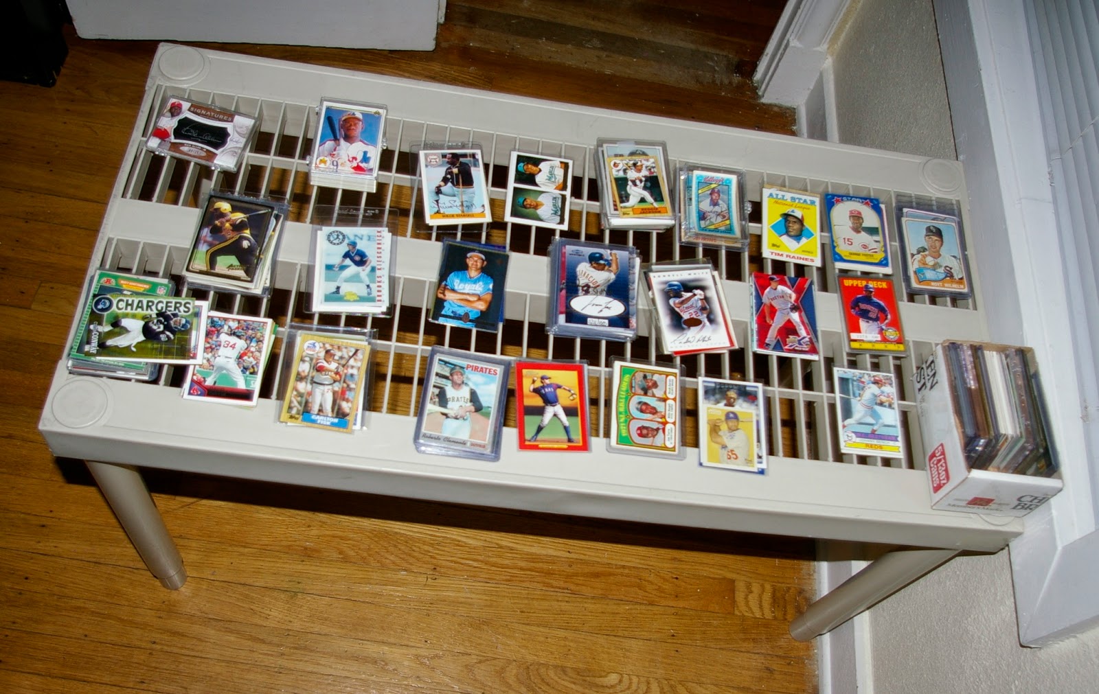 Baseball Card Breakdown Check out my cuttingedge new cardsorting table