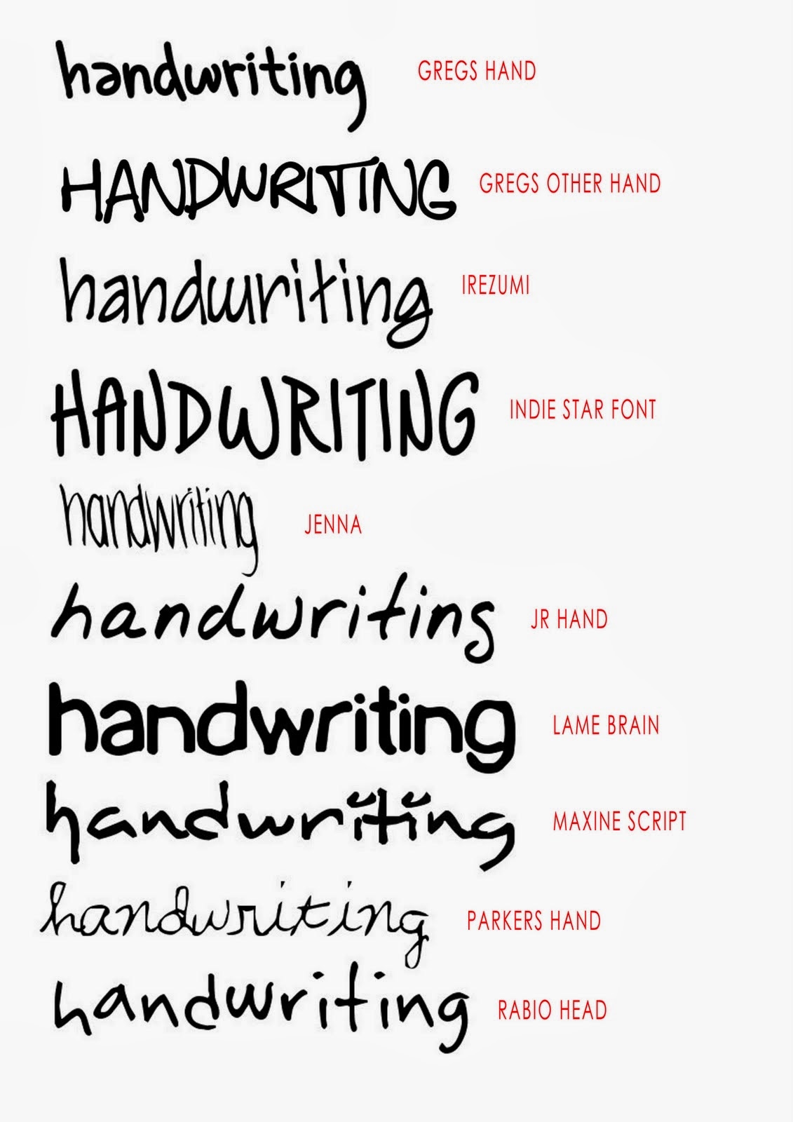 free online handwriting font generator