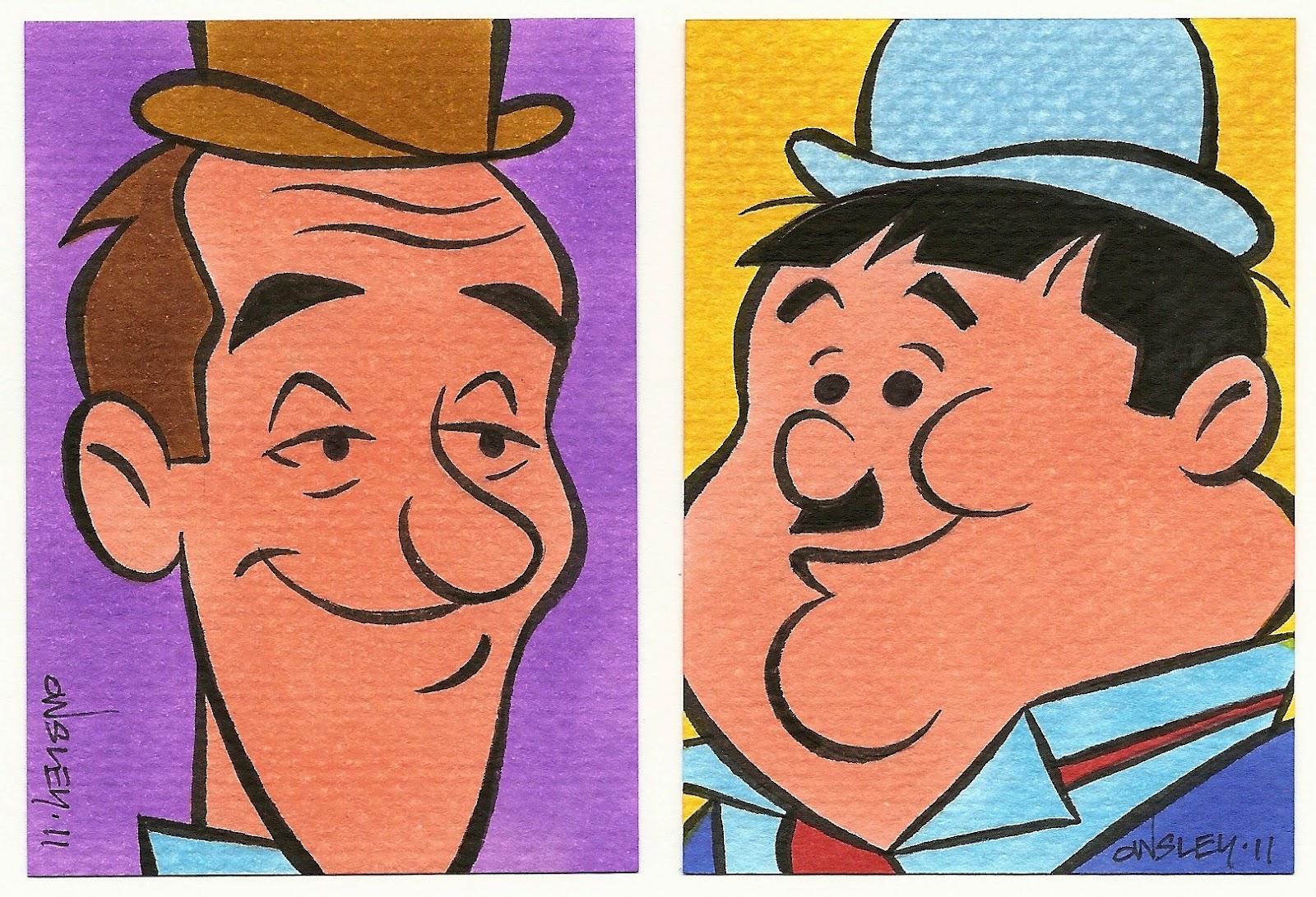 Patrick Owsley Cartoon Art and More!: LAUREL and HARDY!