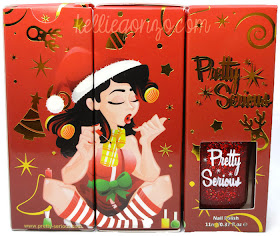 Pretty Serious Cosmetics holiday box art