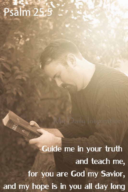 Guide me in your truth and teach me