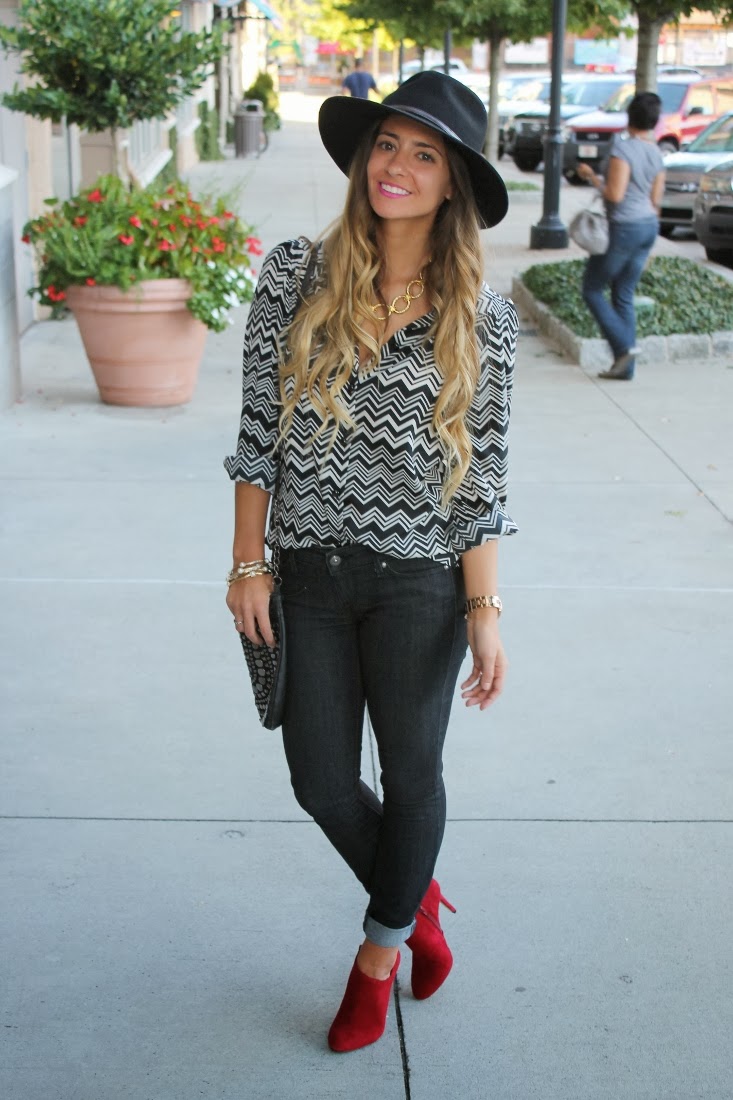 hot pink booties outfit