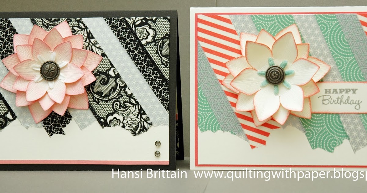 Quilting With Paper Going Out of My Comfort Zone With Washi Tape Part 2