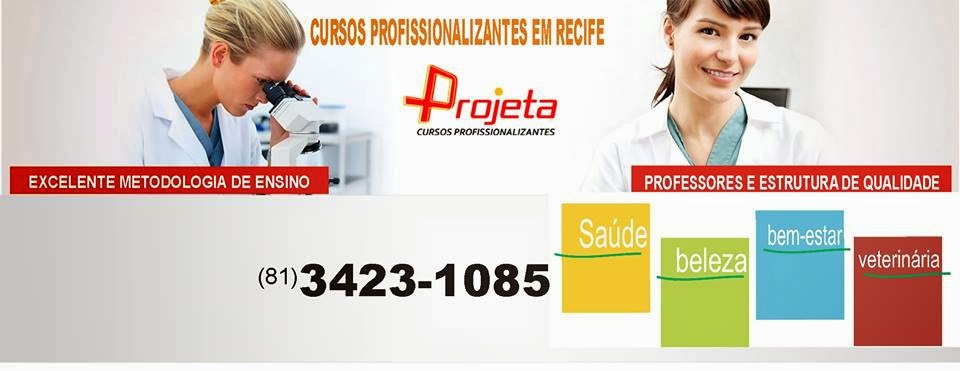 Cursos Profissionalizantes - Saúde, Beleza, Bem Estar e Veterinária