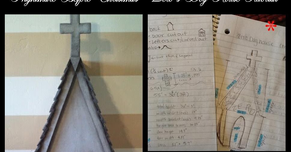 Diy Nightmare Before Christmas Halloween Props Nightmare Before Christmas Zero S Dog House Grave Stone Tutorial