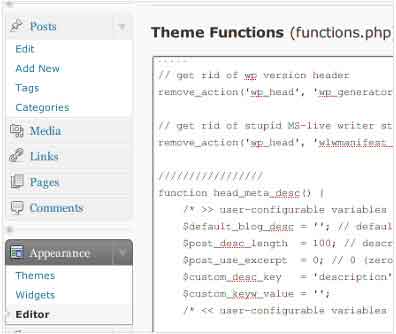simply create a function in WordPress