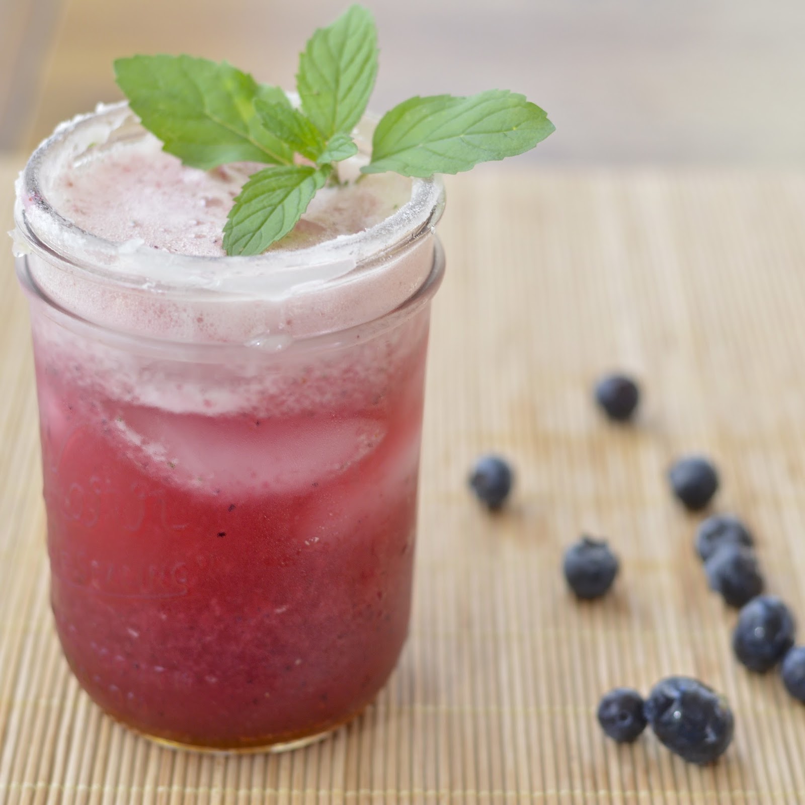 Blueberry Mint Margaritas Virtually Homemade Blueberry Mint Margaritas