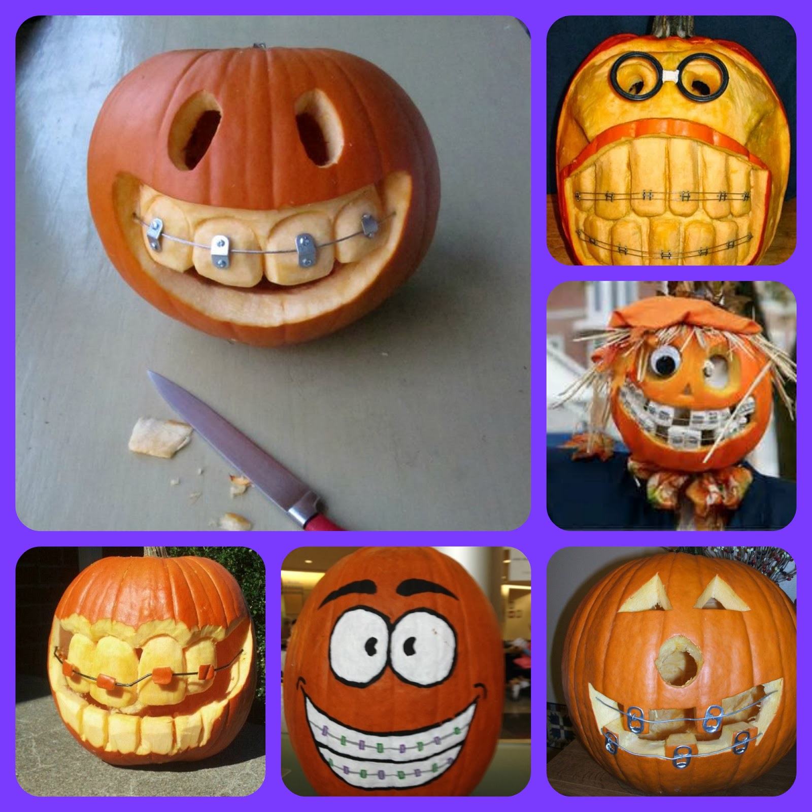 Hot Off the Wires Pumpkins with Braces