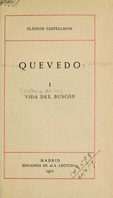  La vida del Buscón