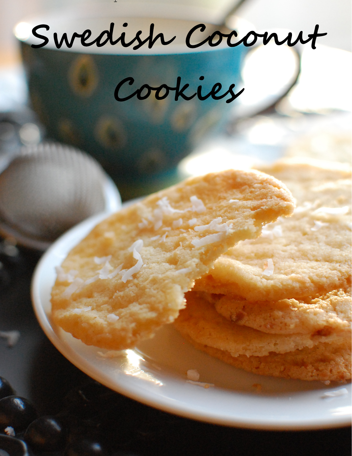 A Sprinkle of This and That: Virtual Cookie Swap - Swedish Coconut Cookies