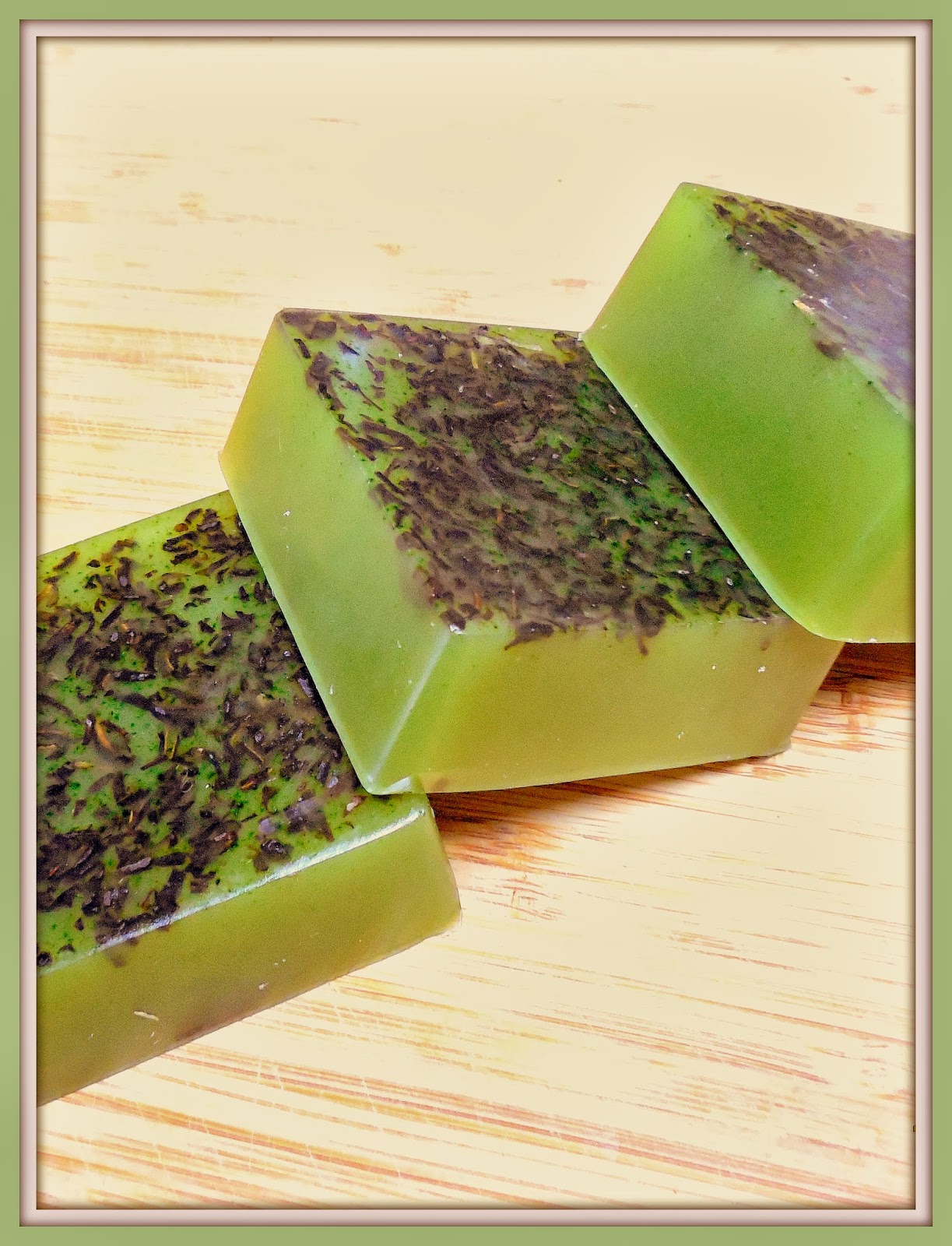 Wit's End Farm Homemade Jasmine and Green Tea Soap!