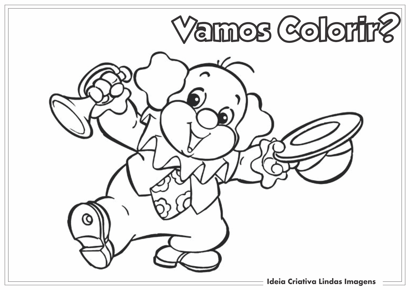 Desenho de Palhaço médico para Colorir - Colorir.com