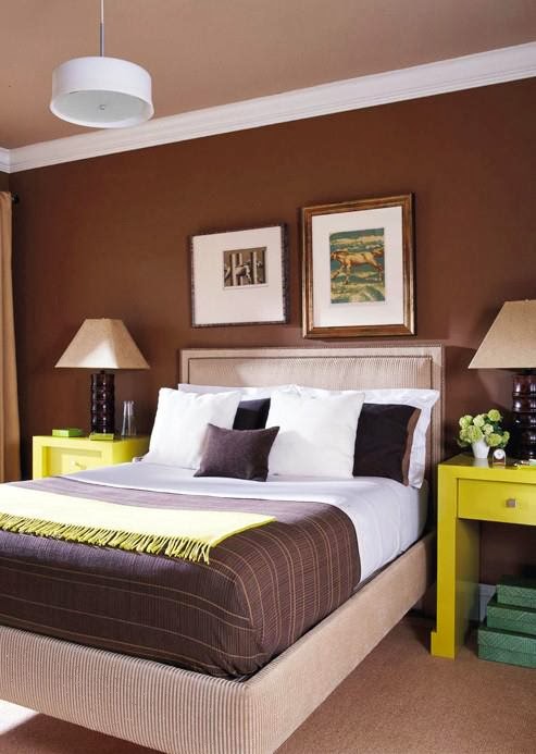 Dormitorios en color chocolate - Ideas para decorar dormitorios