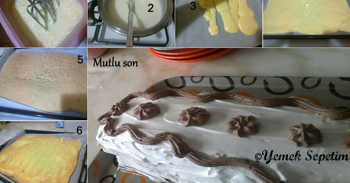 Pudingli Rulo Pasta Tarifi Yemek Sepetim