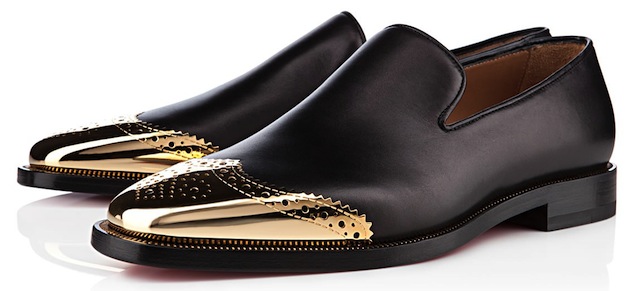 The Baked Apple Christian Louboutin Gold Toe Cap Metal
