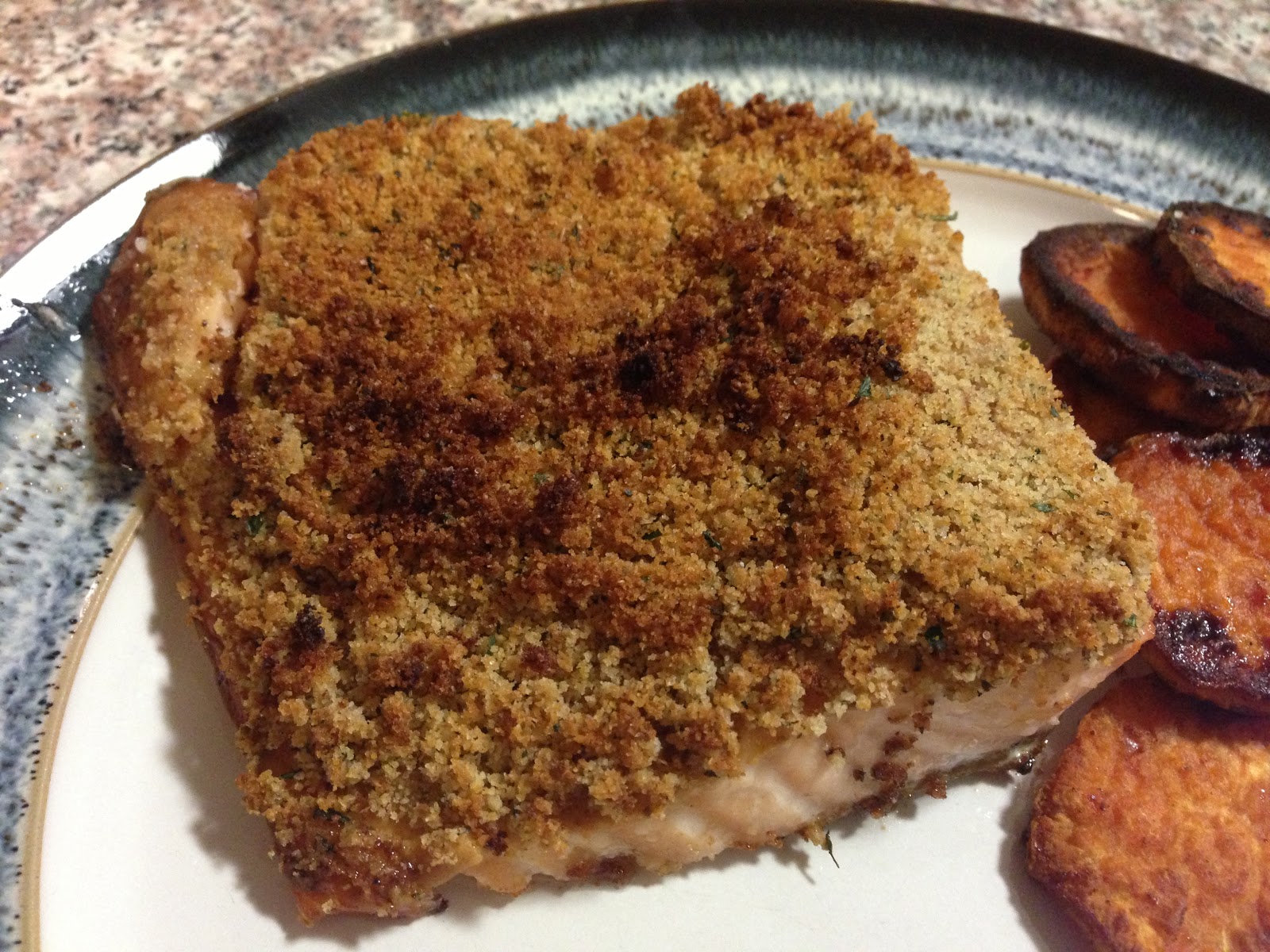 ALL RECIPES MUSTARD & BREADCRUMB CRUSTED SALMON