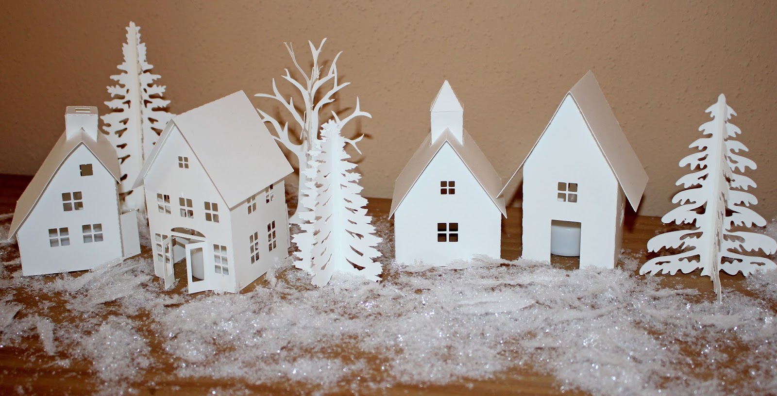 Papierbienes Bastelblog Frohes Fest aus dem Weihnachtsdorf